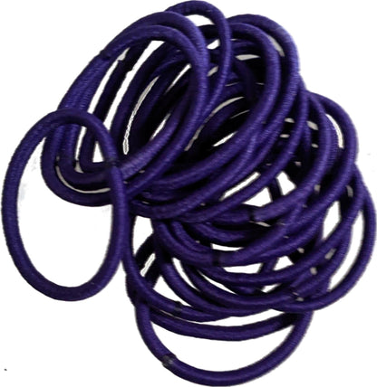 Small Purple Snag-Free Thin Hair Bobbles Hair Elastics Hair Bands