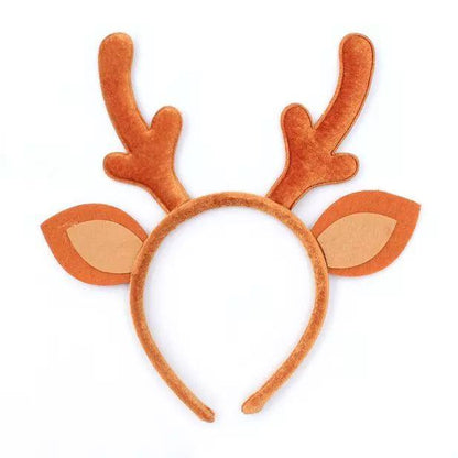 Christmas Reindeer Antlers Novelty Xmas Headband Hair Band Party Deeley Boppers