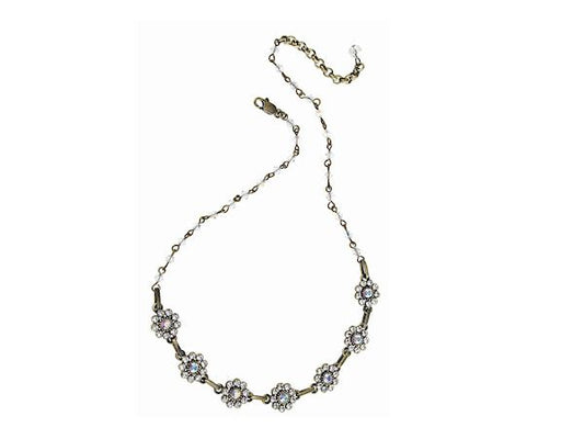White Flower Necklace Fashion Jewellery Ladies Women