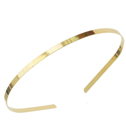 Plain Gold Tiara Base Metal Headband Hair Band Crafting Bridal Wedding Prom