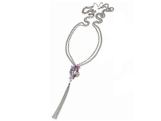 Bead and Tassel Necklace Fashion Jewellery Ladies Women