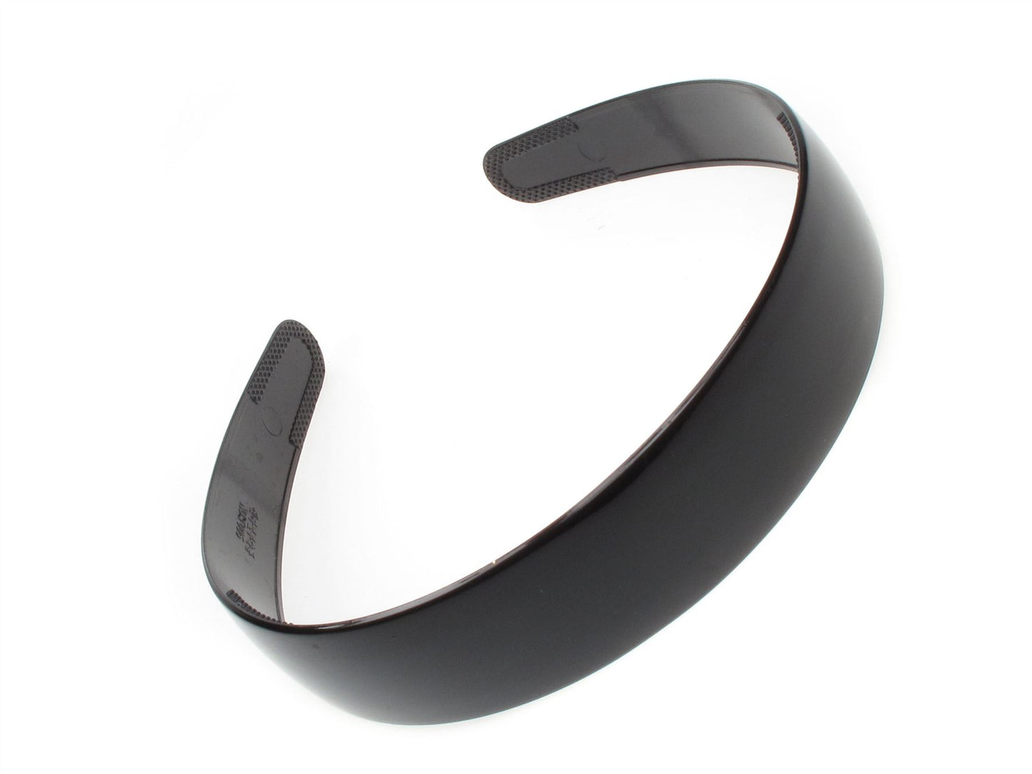 2.5cm Plain Classic Black Plastic Alice Band Hair Band Headband With Teeth