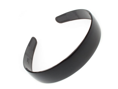 2.5cm Plain Classic Black Plastic Alice Band Hair Band Headband With Teeth