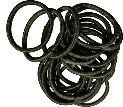 Small Green Snag-Free Thin Hair Bobbles Hair Elastics Hair Bands