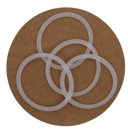 Clear Silicone Non SlipEndless Snag Free Hair Bobbles Elastics Hair Bands