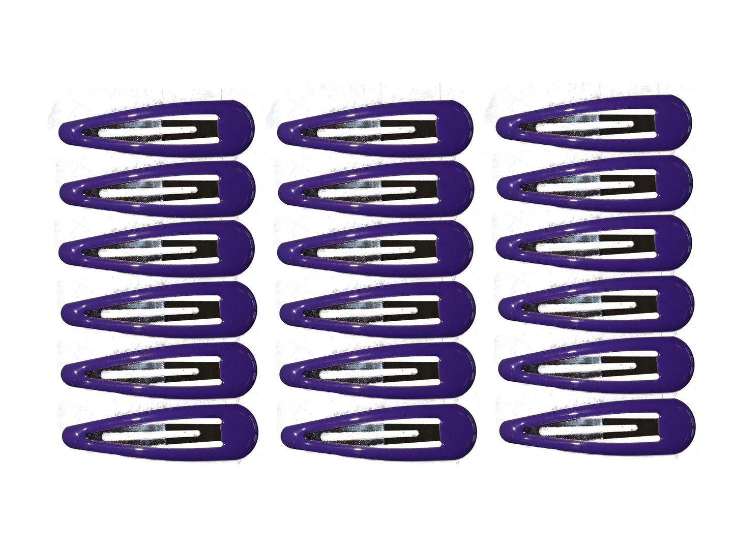 18 Purple Hair Clip Bendies