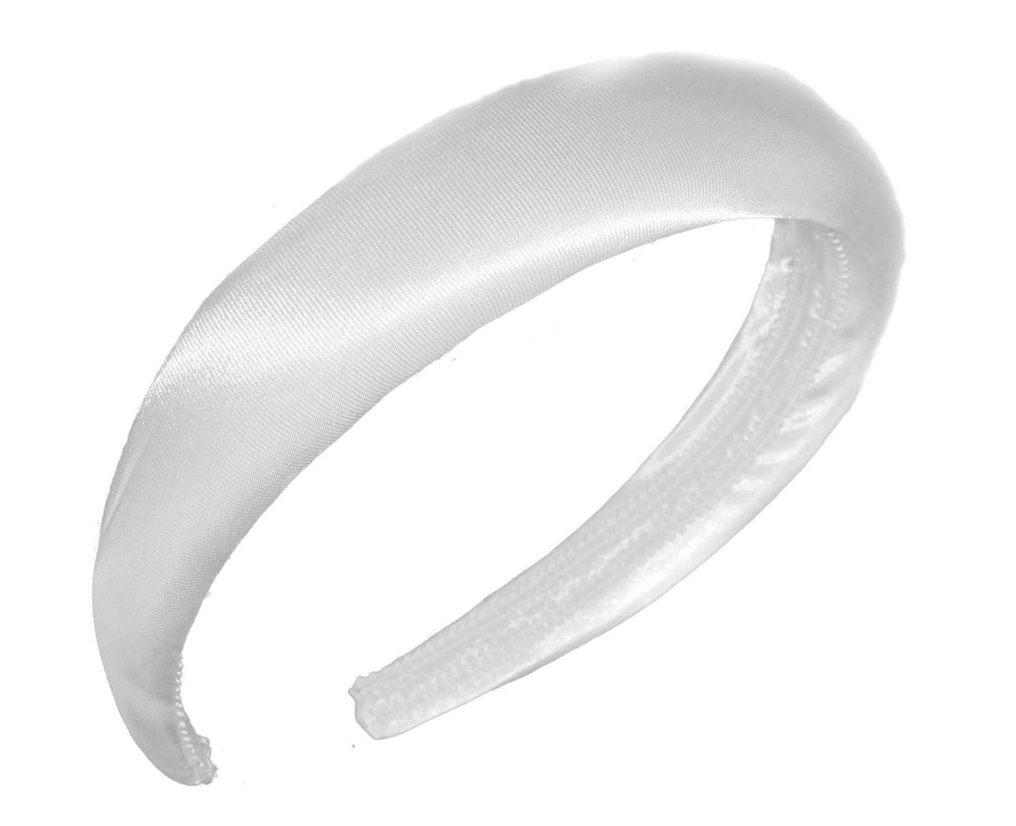 Ivory Padded Satin Hair Band