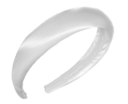Ivory Padded Satin Hair Band