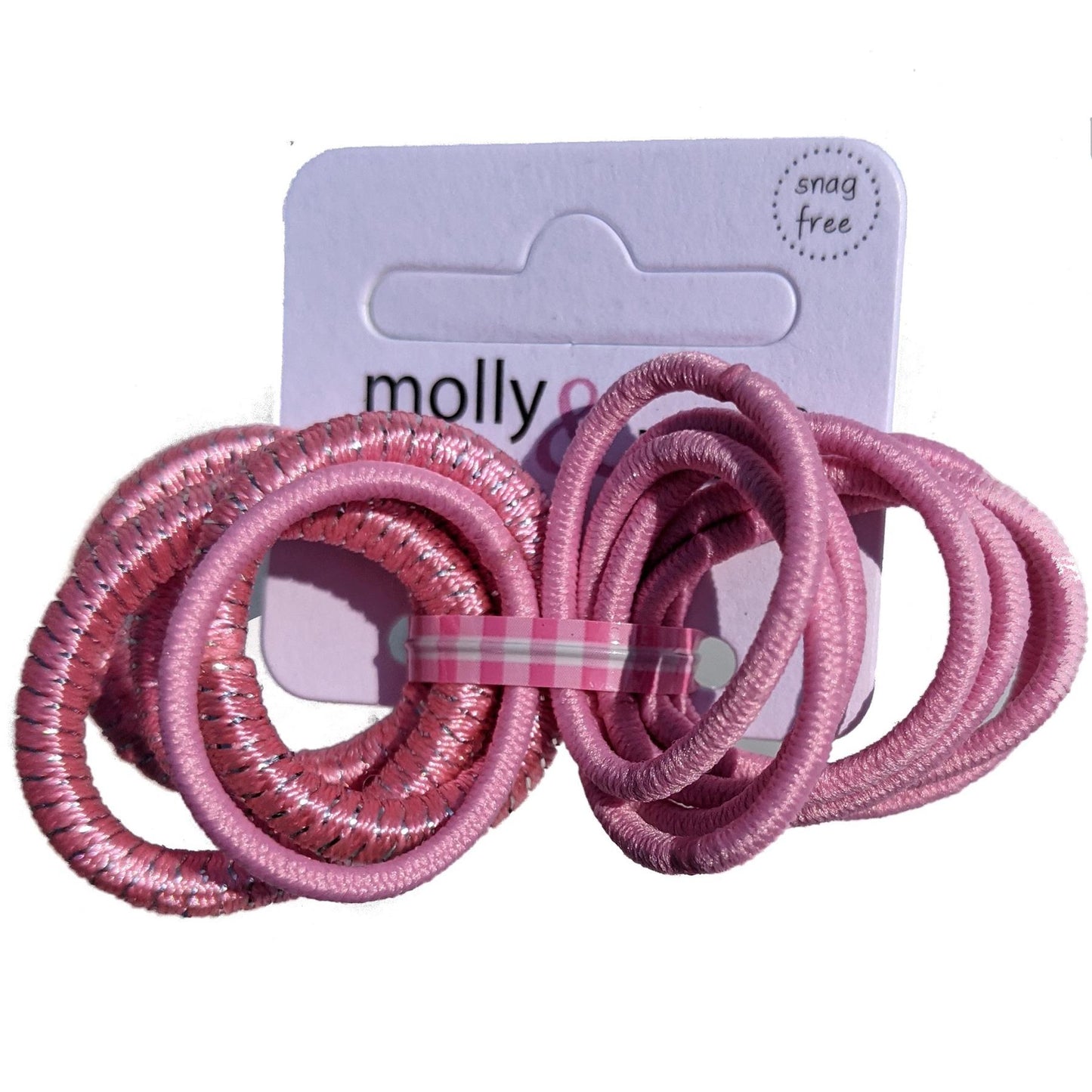Small Pink Snag-Free Hair Bobbles Hair Elastics Hair Bands