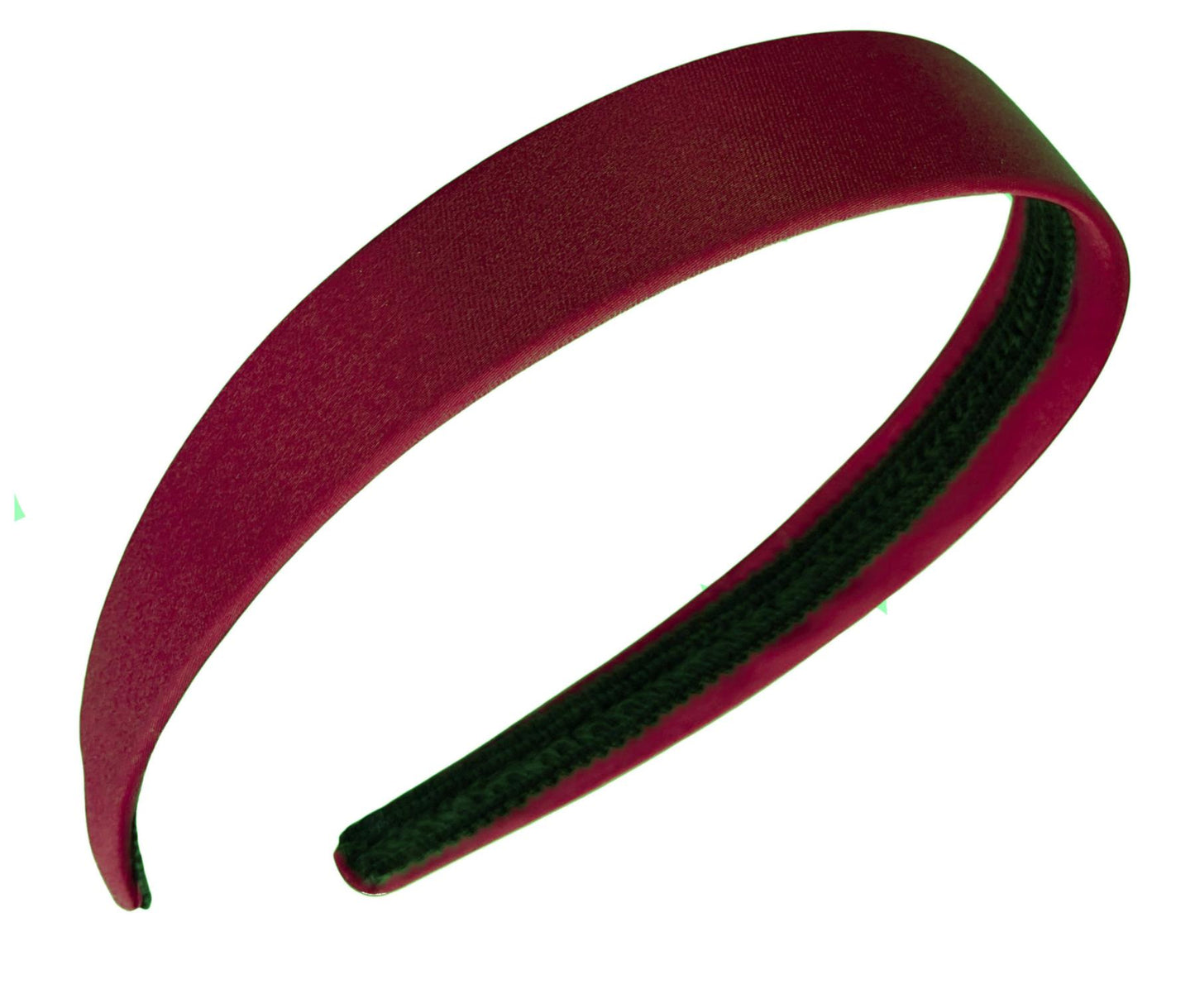 2.5cm (1") Burgundy Fabric Plastic Alice Hair Band Headband No Teeth
