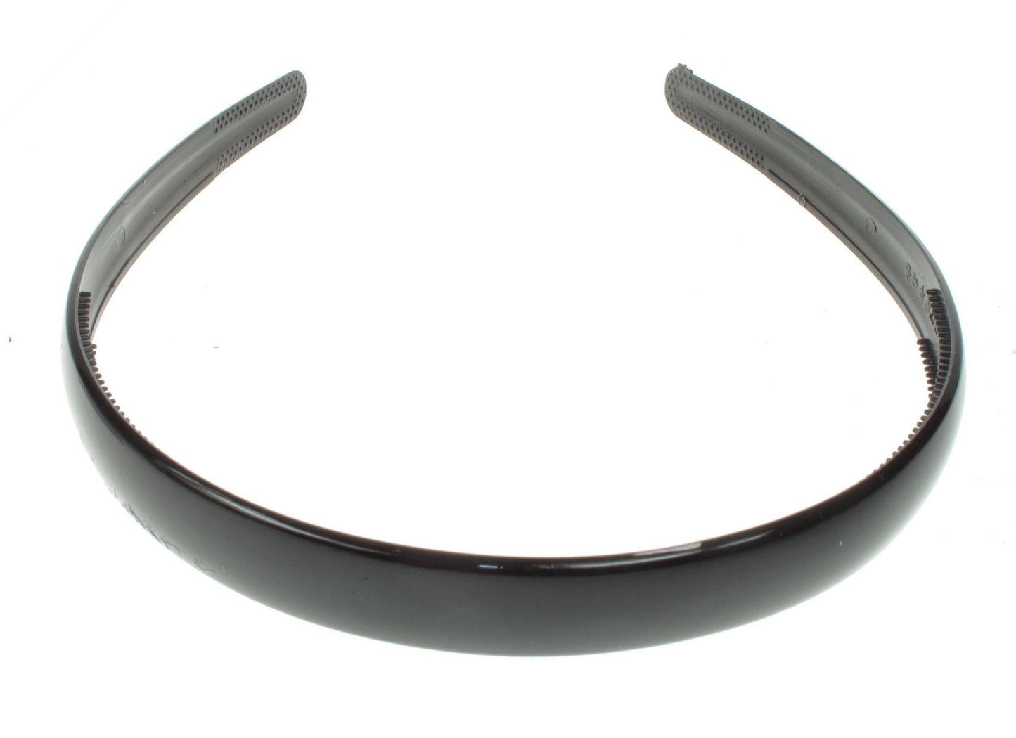 1.5cm Plain Black Plastic Alice Band Hair Band Headband With Teeth