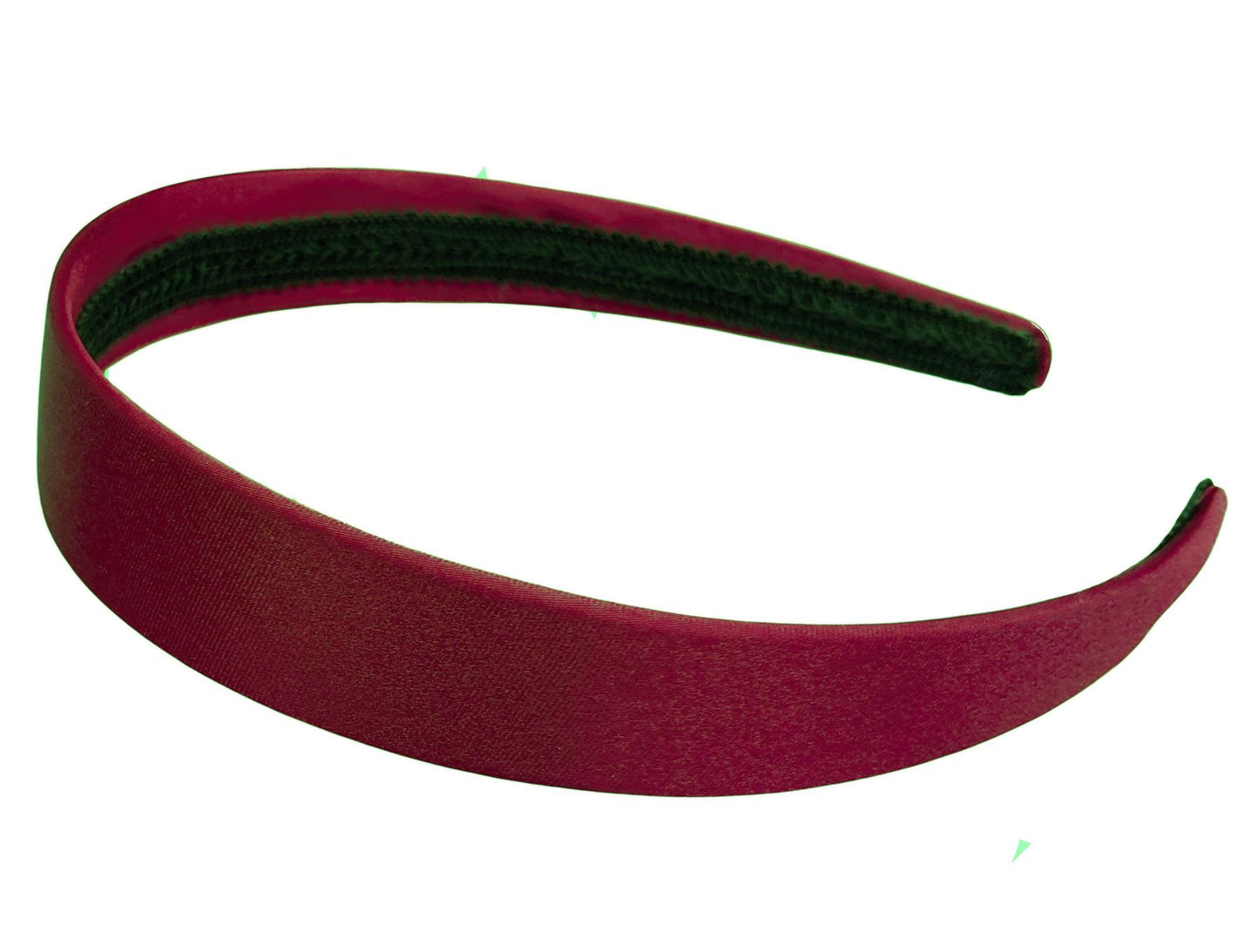 2.5cm (1") Burgundy Fabric Plastic Alice Hair Band Headband No Teeth