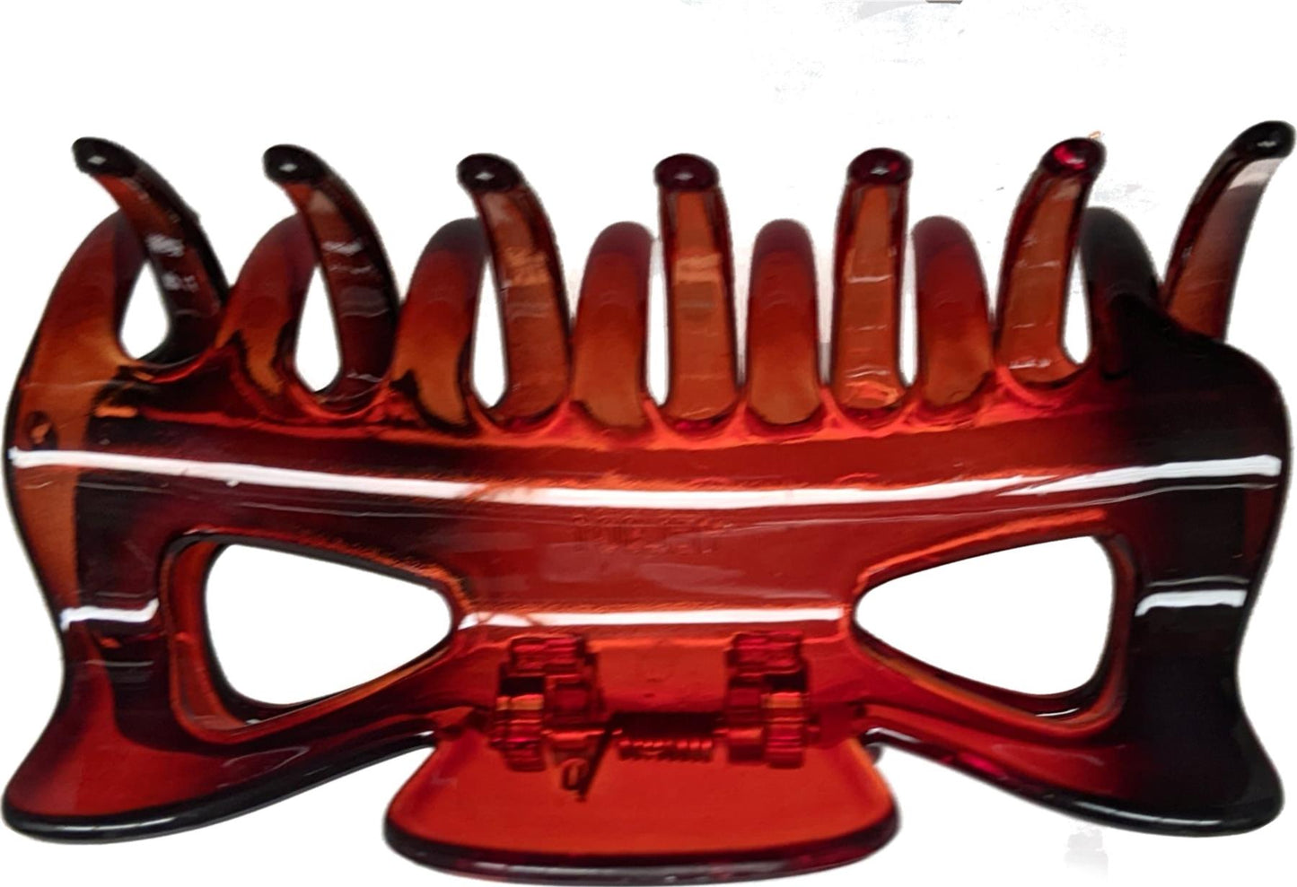 9cm Tort Brown Plastic Hair Claw Clip Clamp Jaw Clip