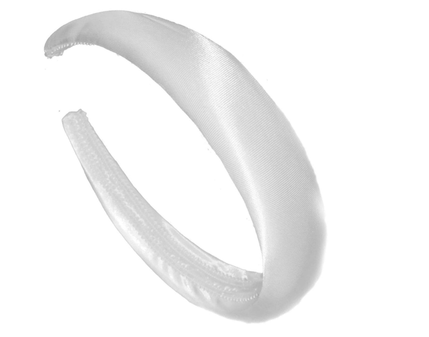 Ivory Padded Satin Hair Band