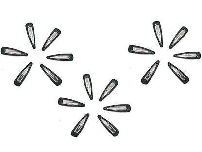 18 Bottle Green Bendies Snap Sleepies Hair Clip Slides School Hair