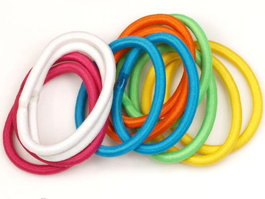 Bright Colour Snag Free Hairband Hair Elastics Hair Bands Bobbles No Metal