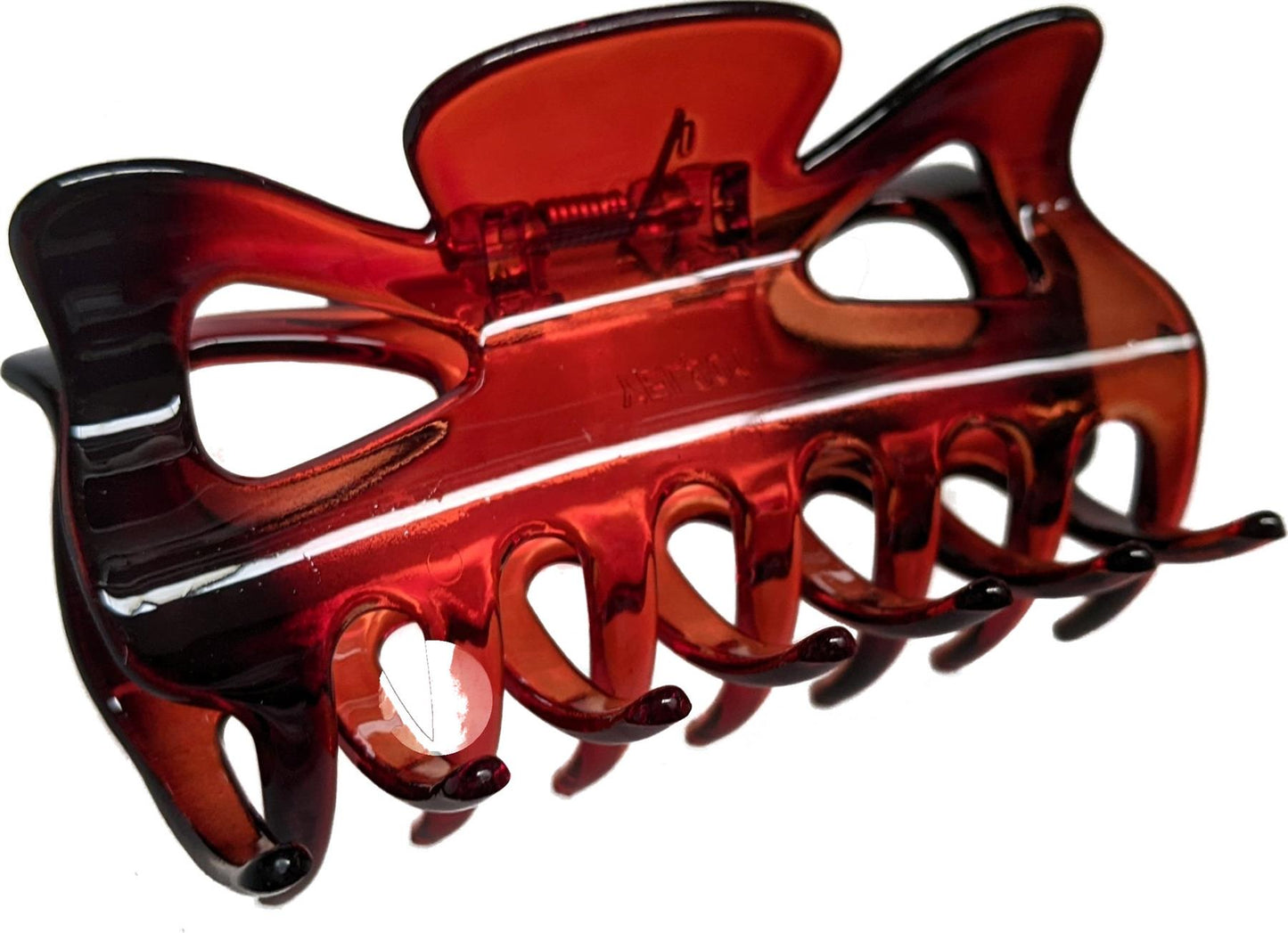 9cm Tort Brown Plastic Hair Claw Clip Clamp Jaw Clip