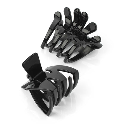 Small Mini 4cm Black Plastic Hair Claw Clamp Clip Hair  Girls Ladies