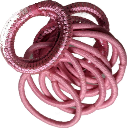 Small Pink Snag-Free Hair Bobbles Hair Elastics Hair Bands