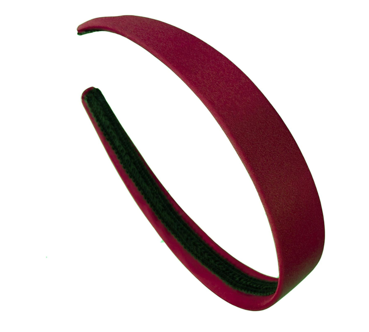 2.5cm (1") Burgundy Fabric Plastic Alice Hair Band Headband No Teeth