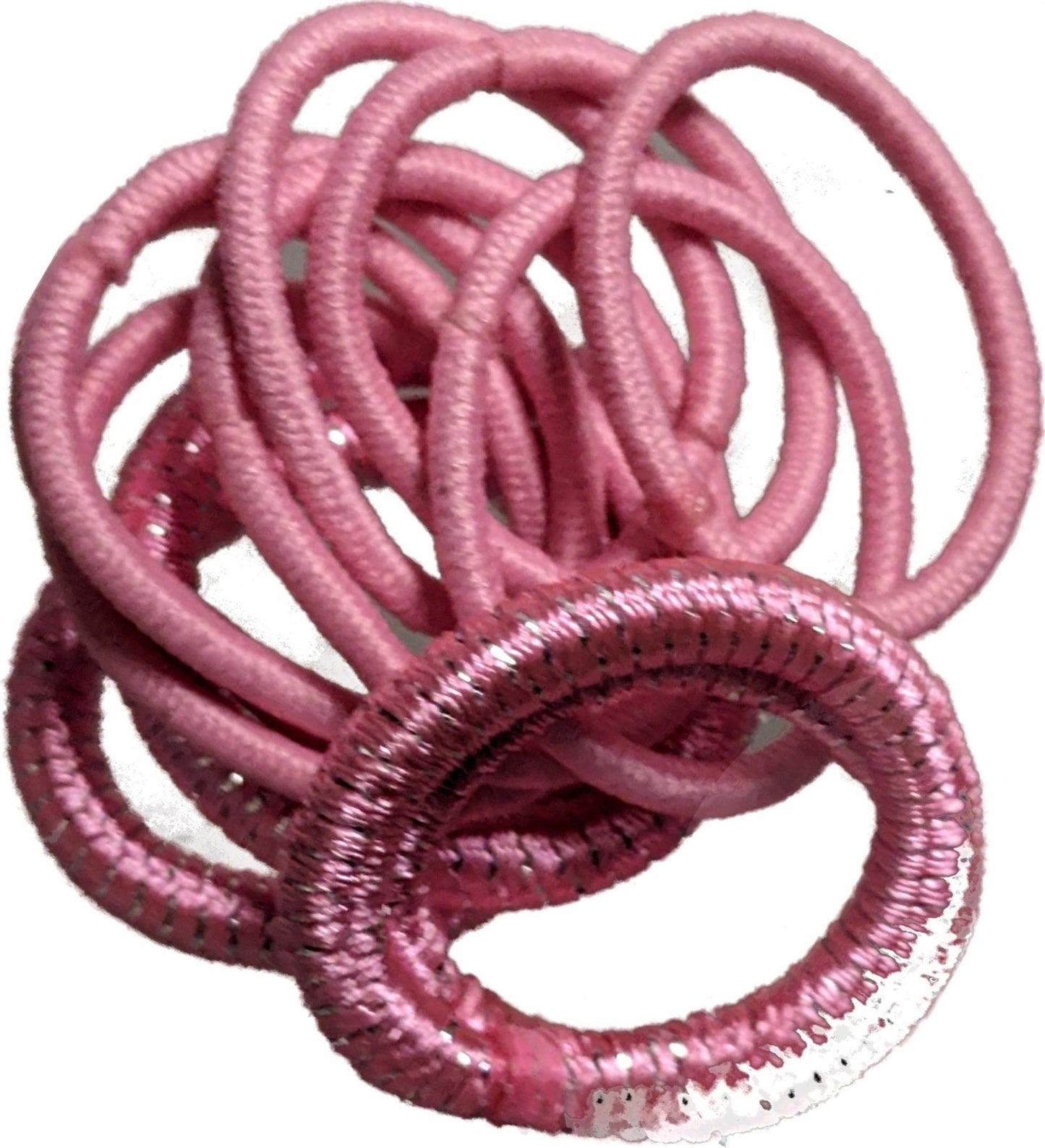Small Pink Snag-Free Hair Bobbles Hair Elastics Hair Bands