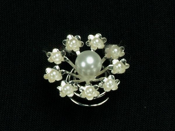 Pearl Daisies Hair Coil