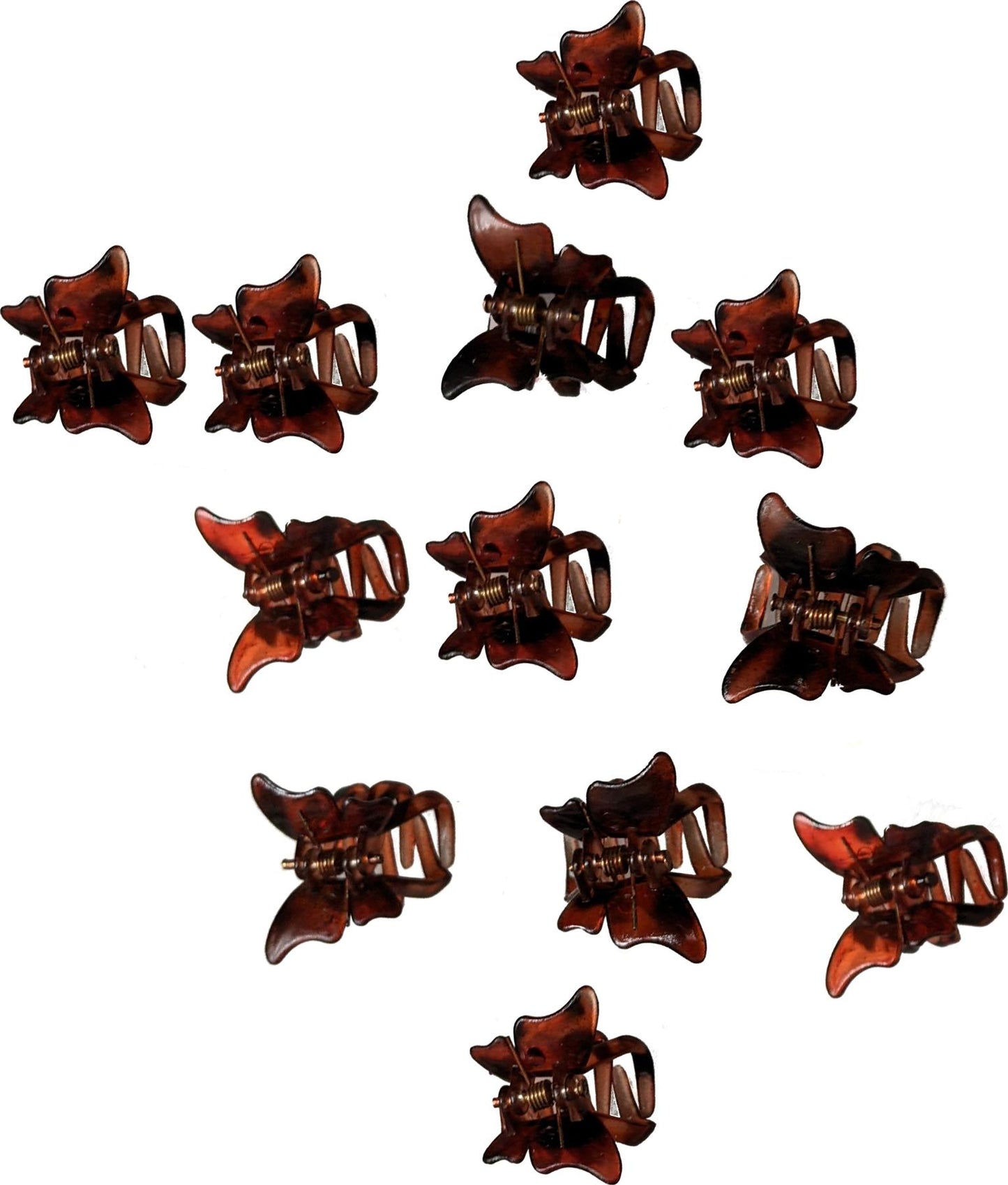 12 Tort  Mini Small Butterfly Hair Claw Clips Clamps