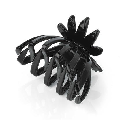 7cm Black Fan Shape Chunky Plastic Hair Claw Clamp Clip Hair  Ladies