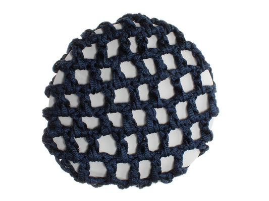 Navy Blue Ribbon Bun Net