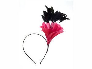 Fuchsia Flower Fascinator Alice Band