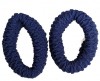 Large Navy Blue Knit Endless Snag Free Hair Bobbles
