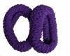 Large Purple Knit Endless Snag Free Hair Bobbles