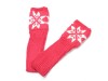 Winter Helga Knitted Hand Warmers - Cherry Pink