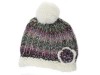 Winter Chunky Knit Nina Hat - Purple Mix