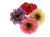Coloured Flower Bun Garland Scrunchie Elastic