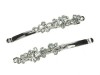 Clear Crystal Butterfly Hair Slides