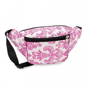 Pink and White Pattern Bum Bag
