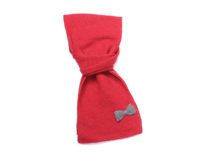 Winter Ultra Soft Bow Bella Scarf - Red