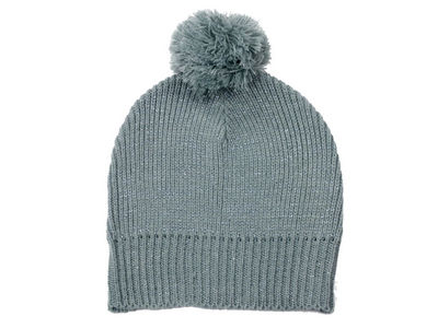 Winter Super Soft Gypsy Bobble Hat - Grey