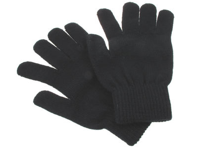 Soft Stretchy Black Smooth Magic Gloves