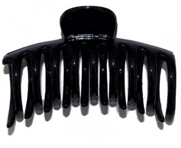 9cm Black Sausage Hair Claw Clip