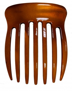 Plain Wide Tooth Tort Brown Side Large Hair Comb