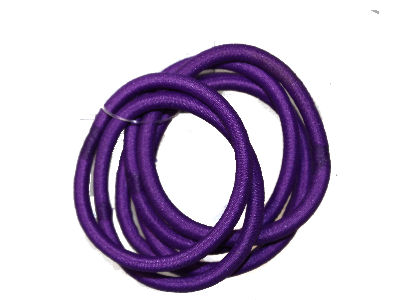 6 Purple Snag-Free Elastics