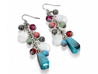 Fiorelli Multi Coloured Drop Earrings