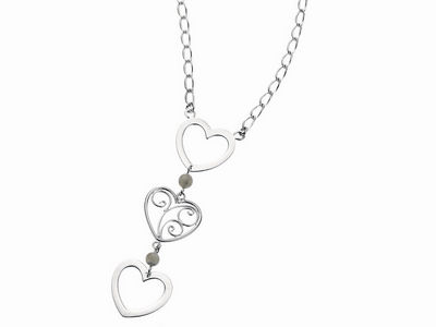 Filigree Heart Swirl Necklace