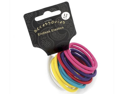 Thick Bright Coloured Endless Snag Free Hair Bobbles