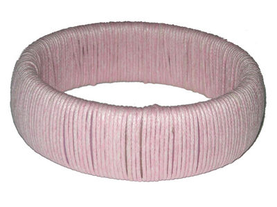 Pink Cord Bangle