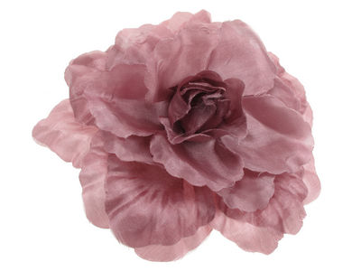 Molly Dark Pink Layered Flower Hair Clip / Brooch