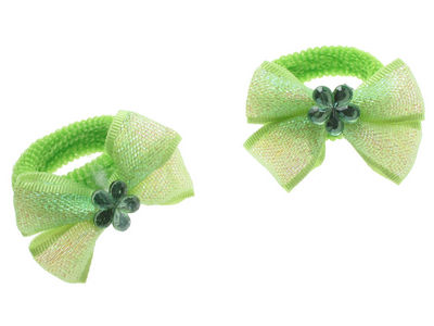 Lime Shimmer Bow Ponios