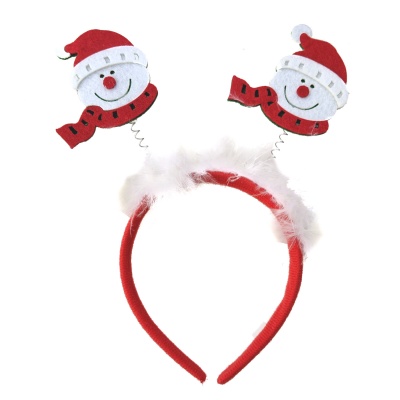 Felt Snowman Christmas Deeley Bopper Headband